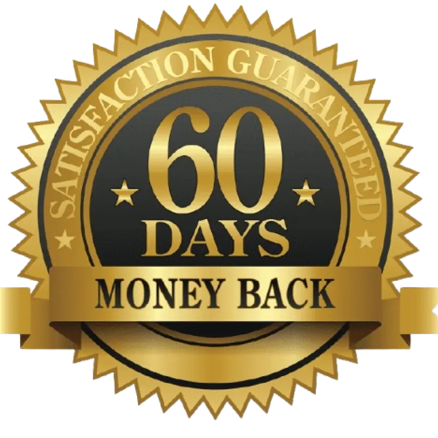 60-day satisfaction guarantee badge